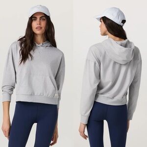 Vuori Halo Modern Pullover Hoodie Pale Grey Heather SZ XS